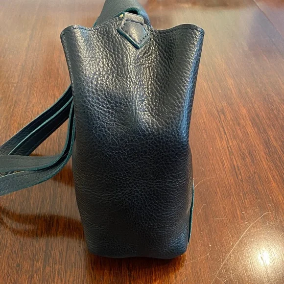 Portland Leather Goods Boreal Blue Green Small Naomi Shoulder Crossbody Bag - Picture 4 of 10